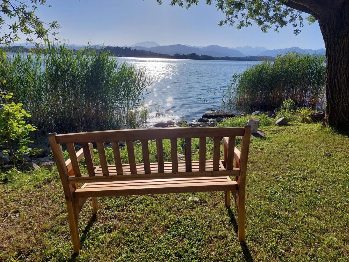 Appartamento Miralago Con Giardino Sul Lago Gavirate Exteriör bild